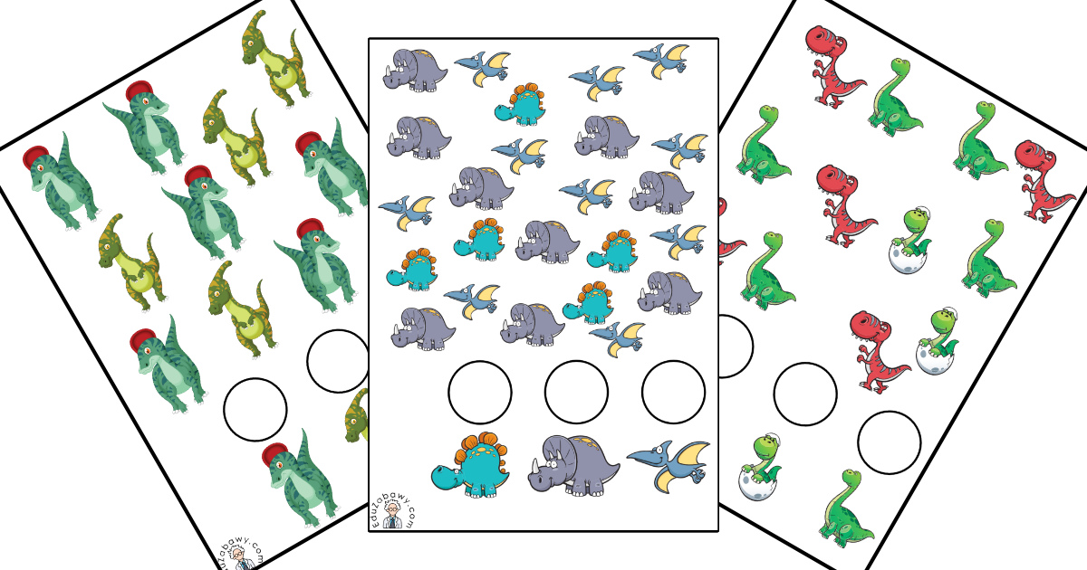 Karty pracy: Bystre oczko: Dzień Dinozaura