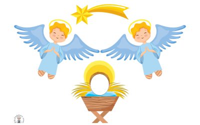 Fotobudka: Jezus z aniołkami
