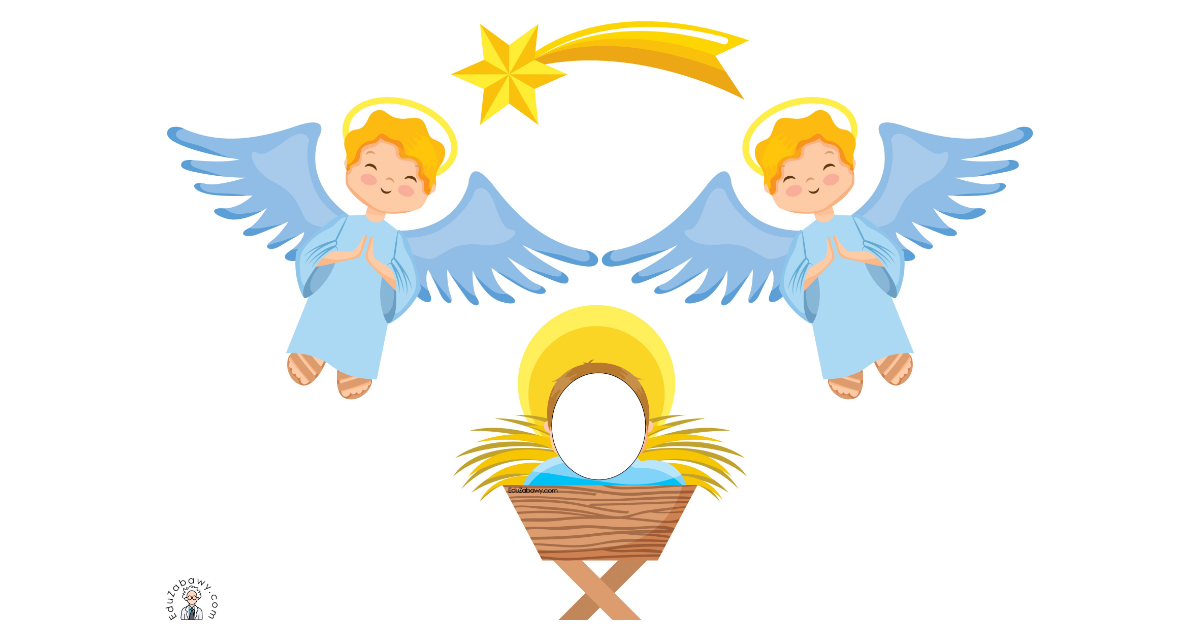 Fotobudka: Jezus z aniołkami