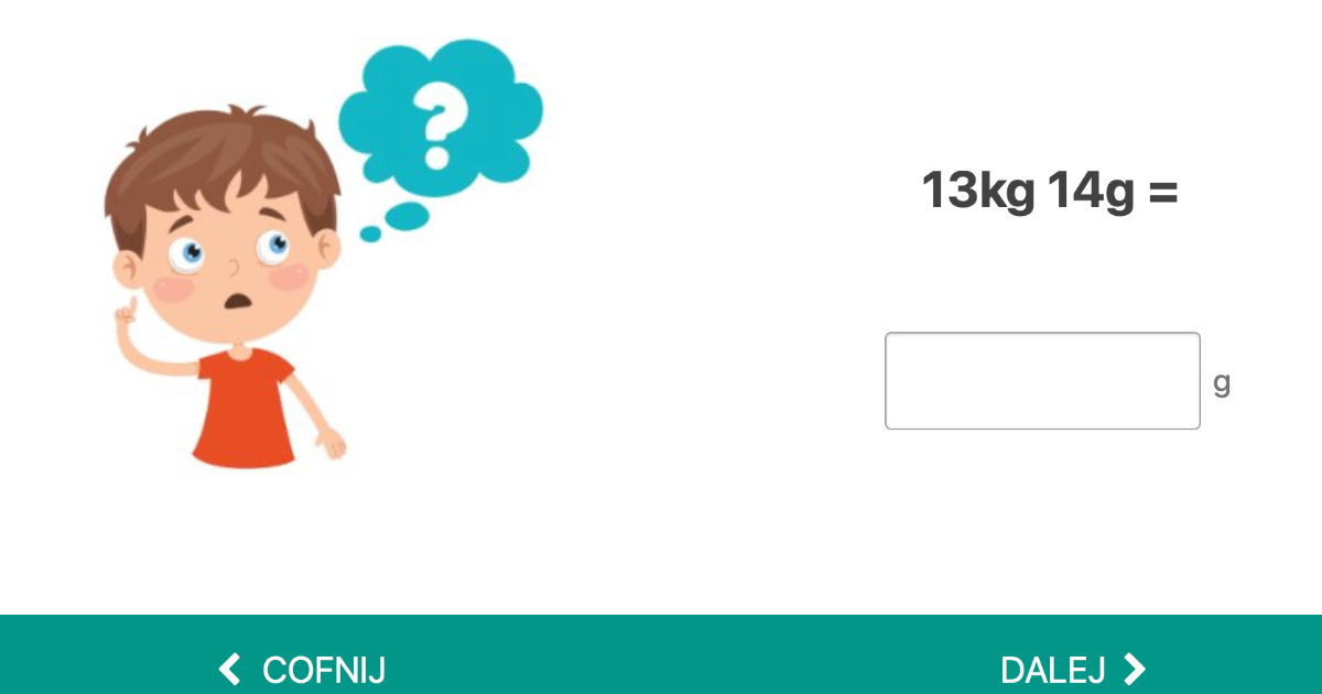 Quiz: Jednostki masy 2