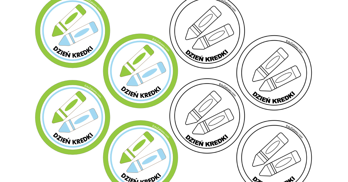 Medale / Odznaki: Kredki