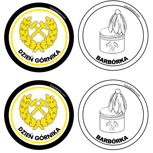 Napisy na Barbórkę / Dzień Górnika