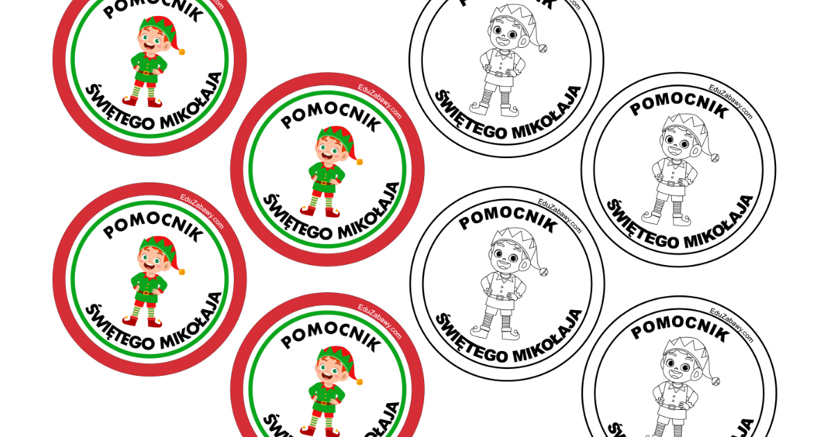 Medale / Odznaki: Pomocnik Mikołaja