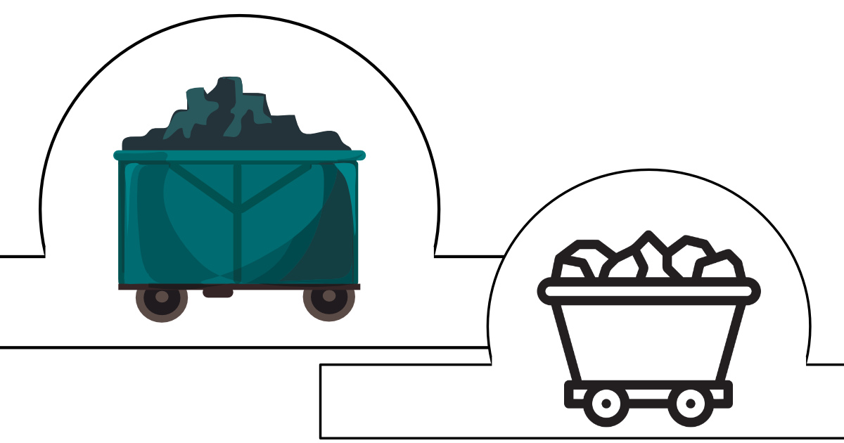 Opaski: Wagonik górniczy