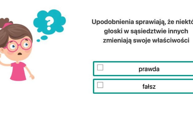 Quizy I Zadania Z J. Polskiego: Fonetyka Dla Uczniów Klasy 8