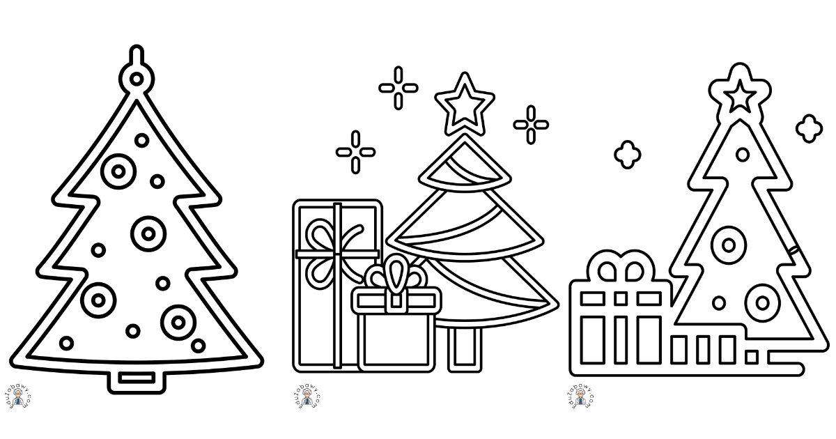 Witraże: Świąteczna choinka