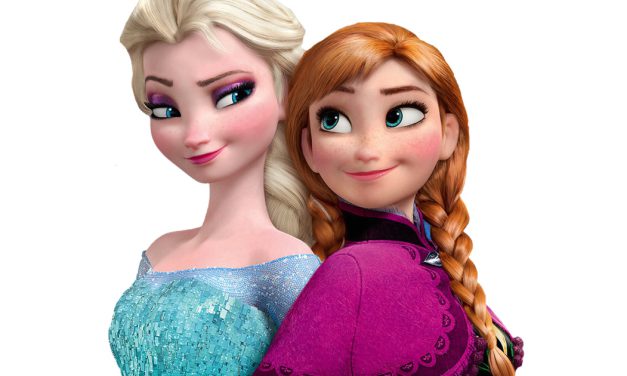 Dekoracje A4 i XXL: Frozen: Elsa i Anna