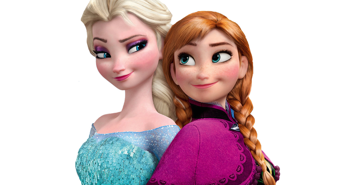 Dekoracje A4 i XXL: Frozen: Elsa i Anna