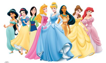 Dekoracje A4 i XXL: Księżniczki Disneya