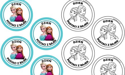 Medale / Odznaki: Frozen: Anna i Elsa