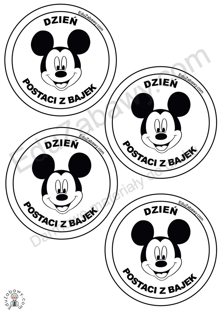 Medale / odznaki: Myszka Mickey
