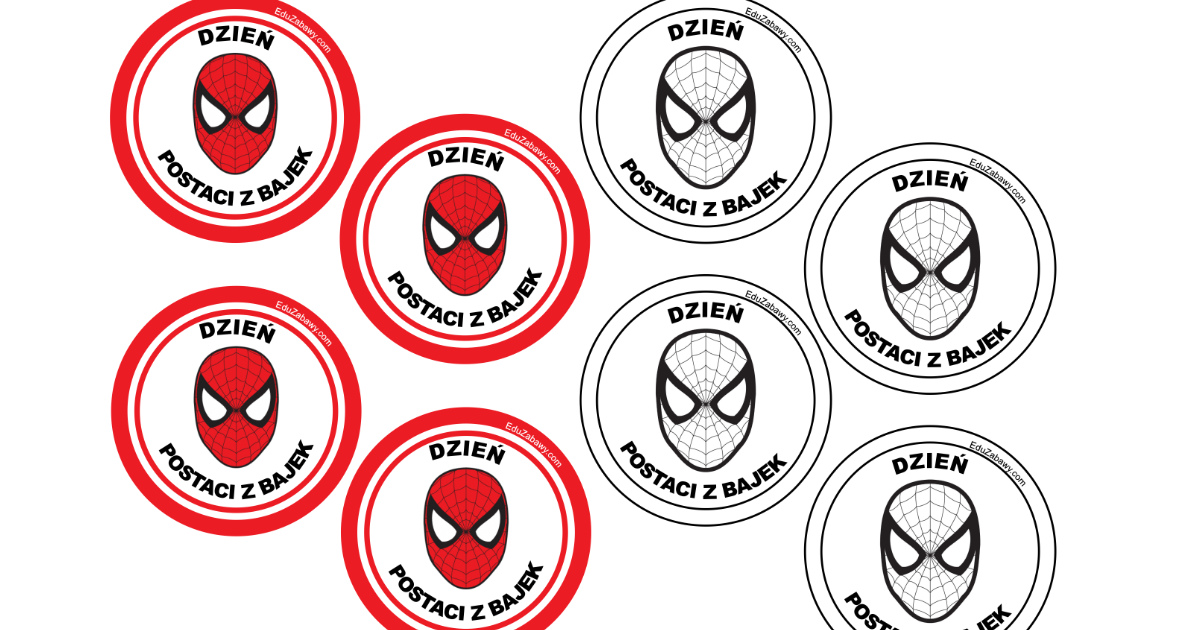 Medale / Odznaki: Spiderman