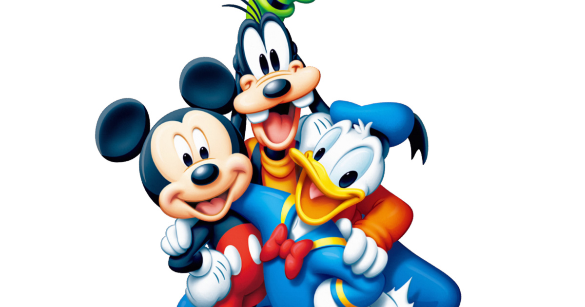 Dekoracje A4 i XXL: Myszka Mickey i przyjaciele