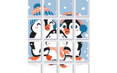 Fotobudka: Trzy pingwinki