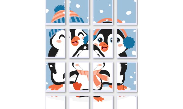 Fotobudka: Trzy pingwinki