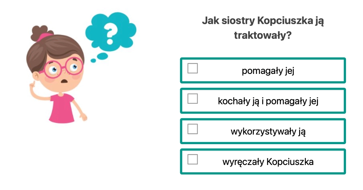 Quiz z lektury: Kopciuszek