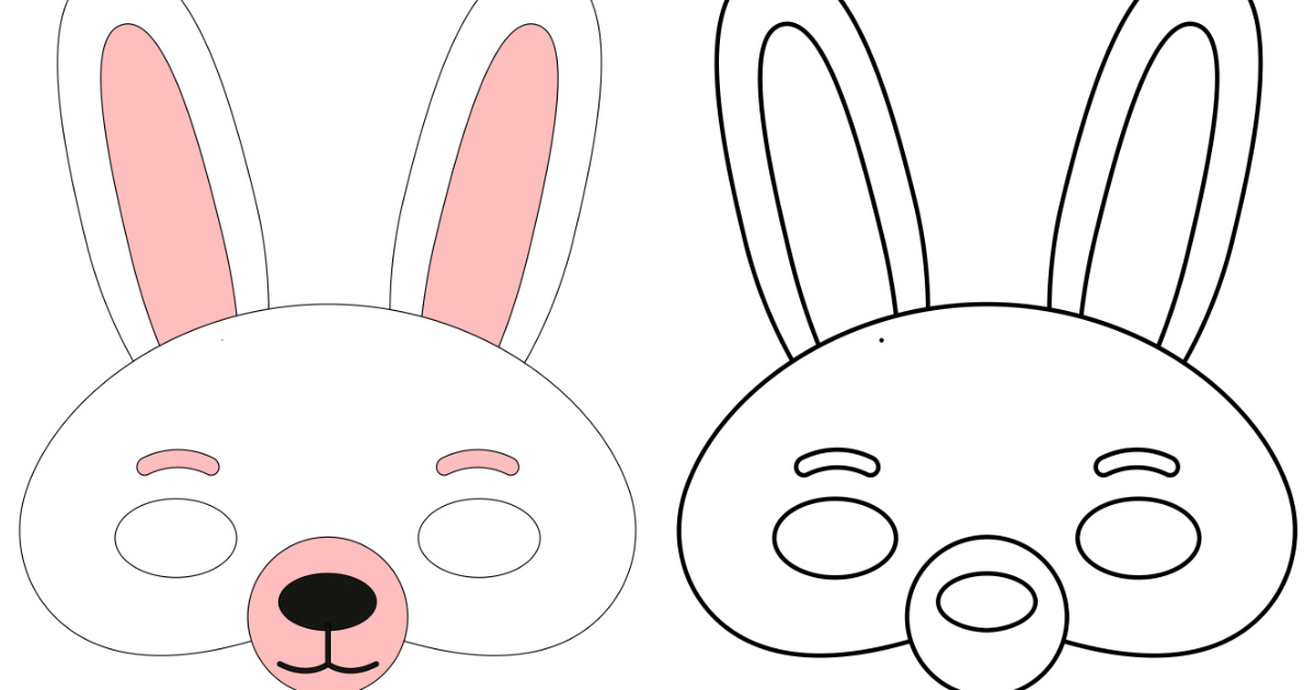 Maski W PDF Do Druku Dla Dzieci Przedszkolak w Uczni w