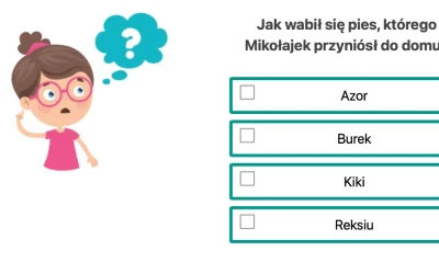 Quiz z lektury: Mikołajek