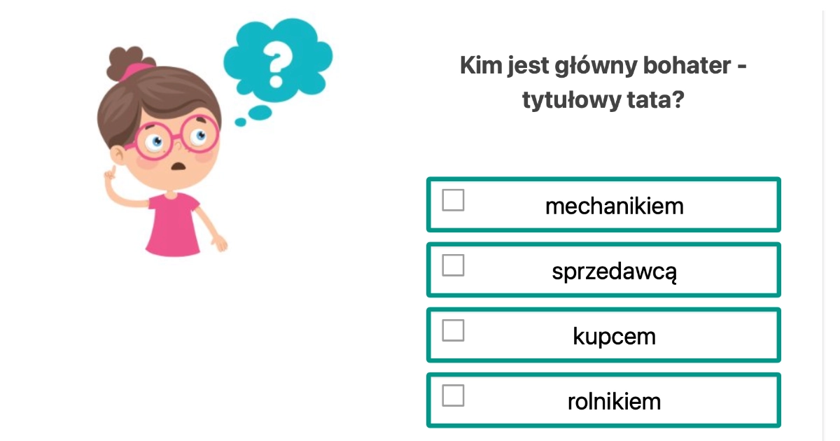Quiz z lektury: Powrót taty