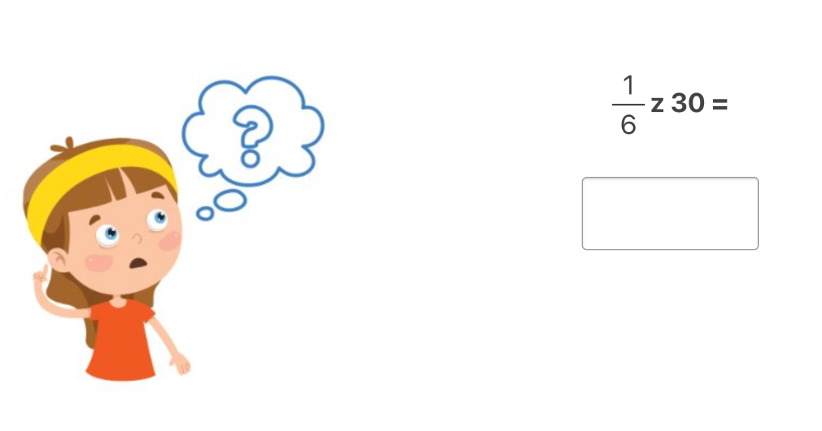 Quiz: Ułamek z danej liczby – poziom 1