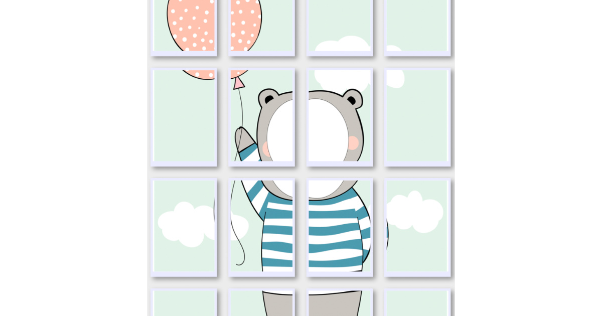 Fotobudka: Miś z balonem