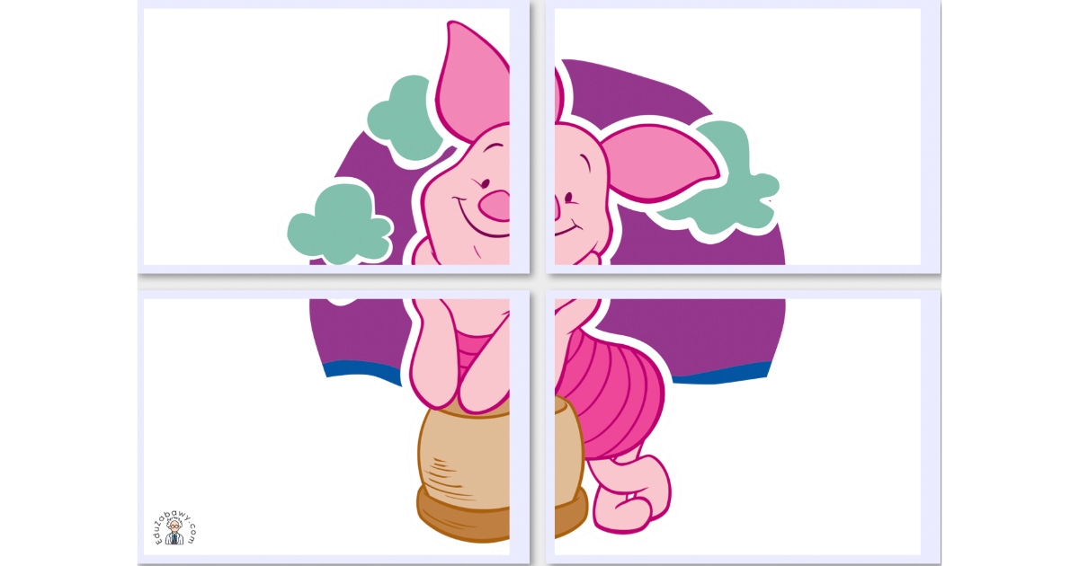 Dekoracje A4 i XXL: Prosiaczek