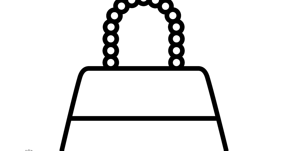 Szablon do prac plastycznych: Torebka