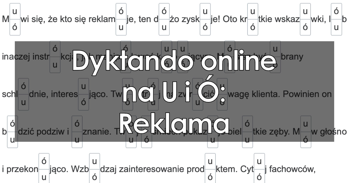 Dyktando Klasa 7 ó U eduzabawy.com