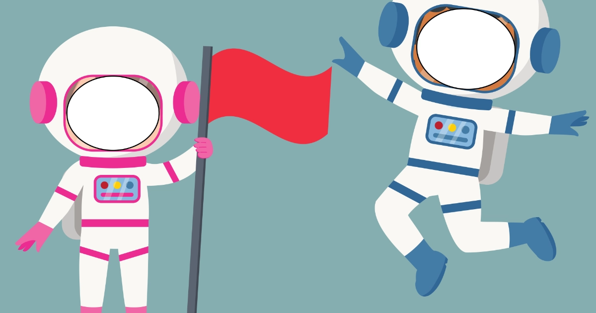 Fotobudka: Astronauci