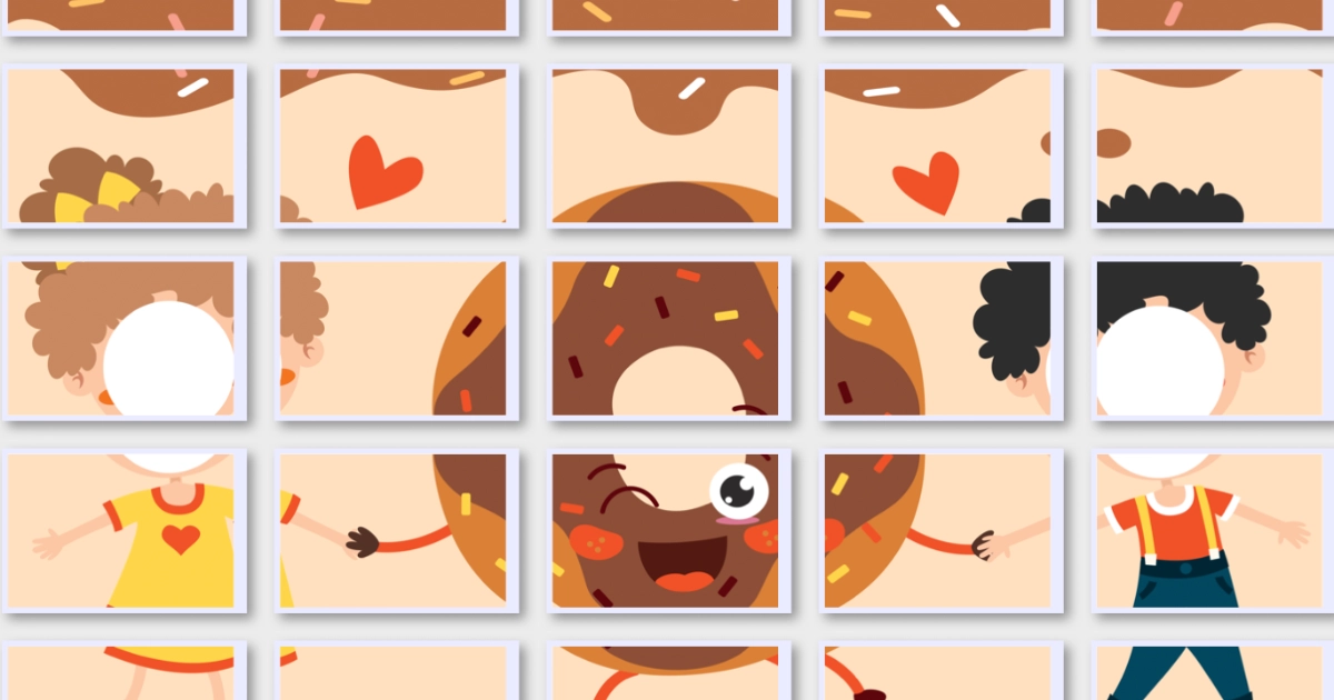 Fotobudka: Dzieci z pączkiem