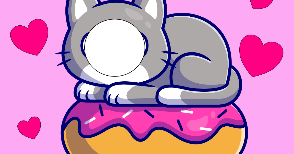 Fotobudka: Kot na pączku