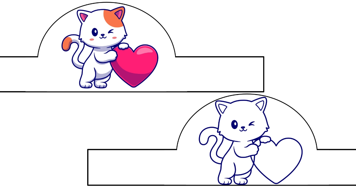 Opaska: Kot z sercem