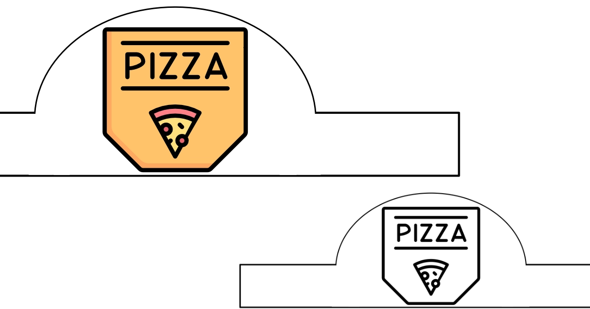 Opaska: Pudełko z pizzą