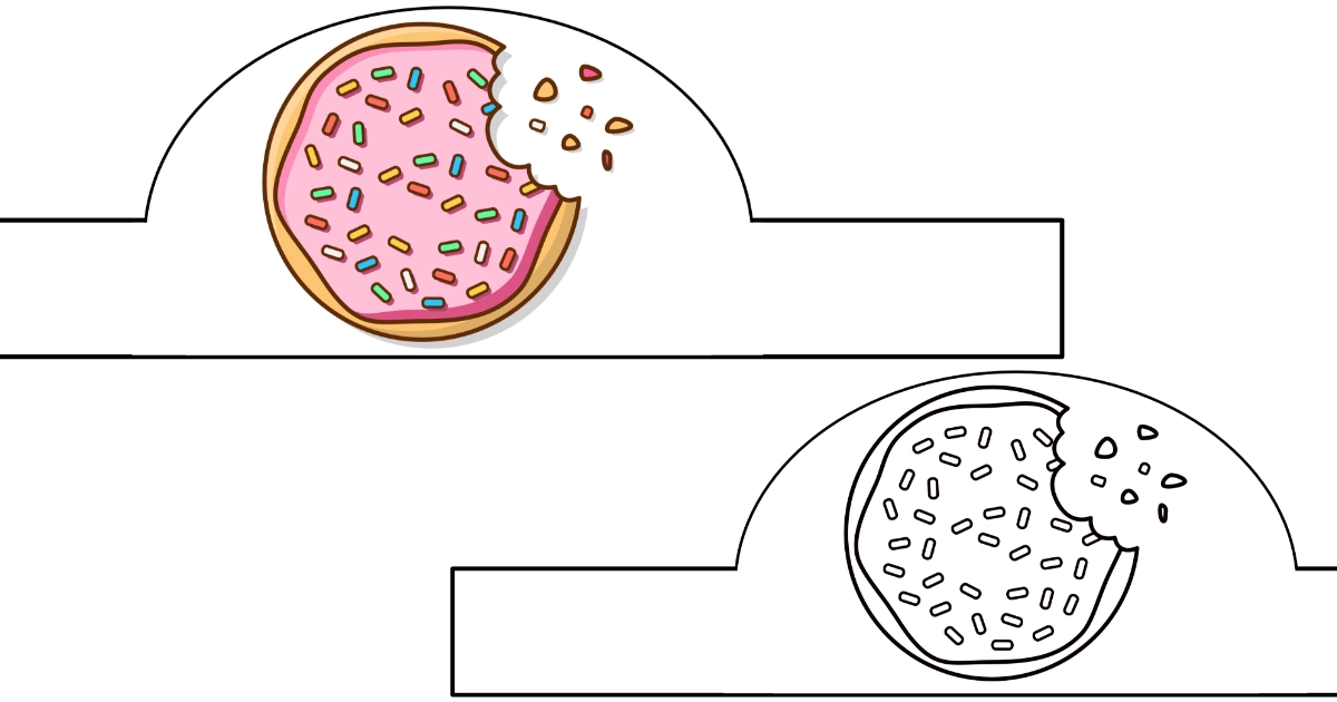 Opaska: Ugryziony pączek