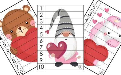 Puzzle 10 elementów: Walentynki