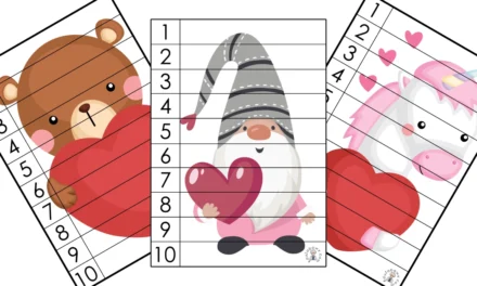 Puzzle 10 elementów: Walentynki