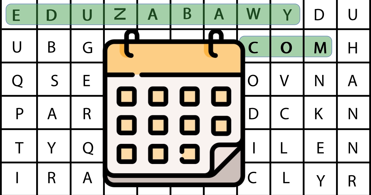 Wykreślanki online: Miesiące