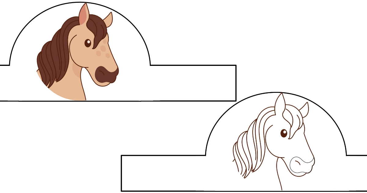 Opaski: Głowa konia