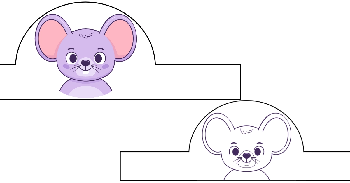 Opaska: Głowa myszy