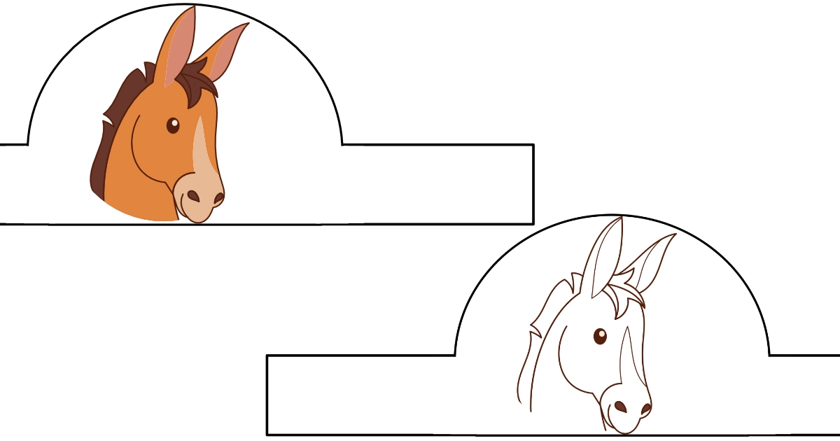 Opaska: Głowa osła