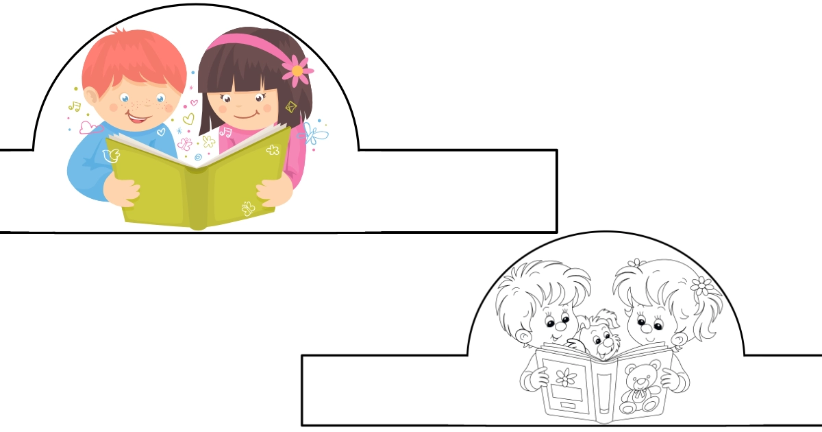 Opaski: Dzieci z książką