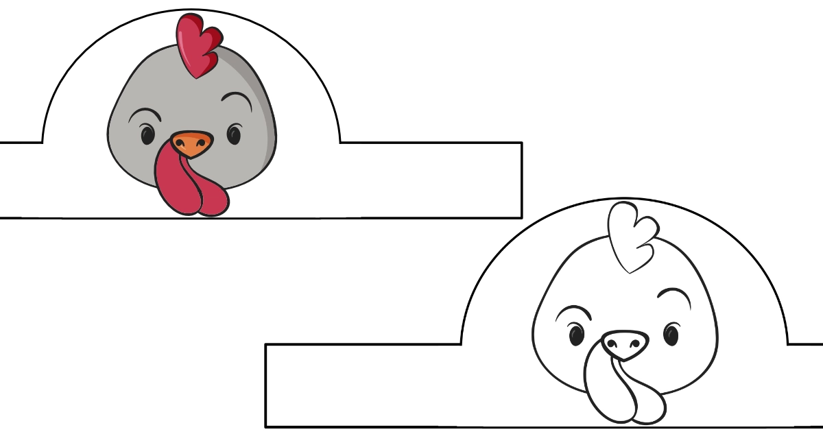 Opaski: Głowa koguta