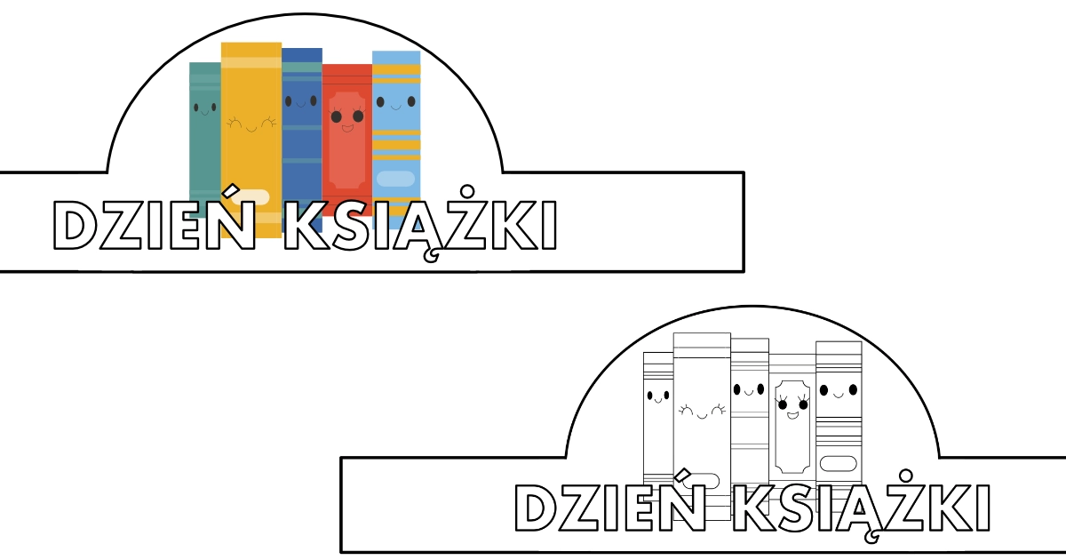 Opaski: Regał z książkami