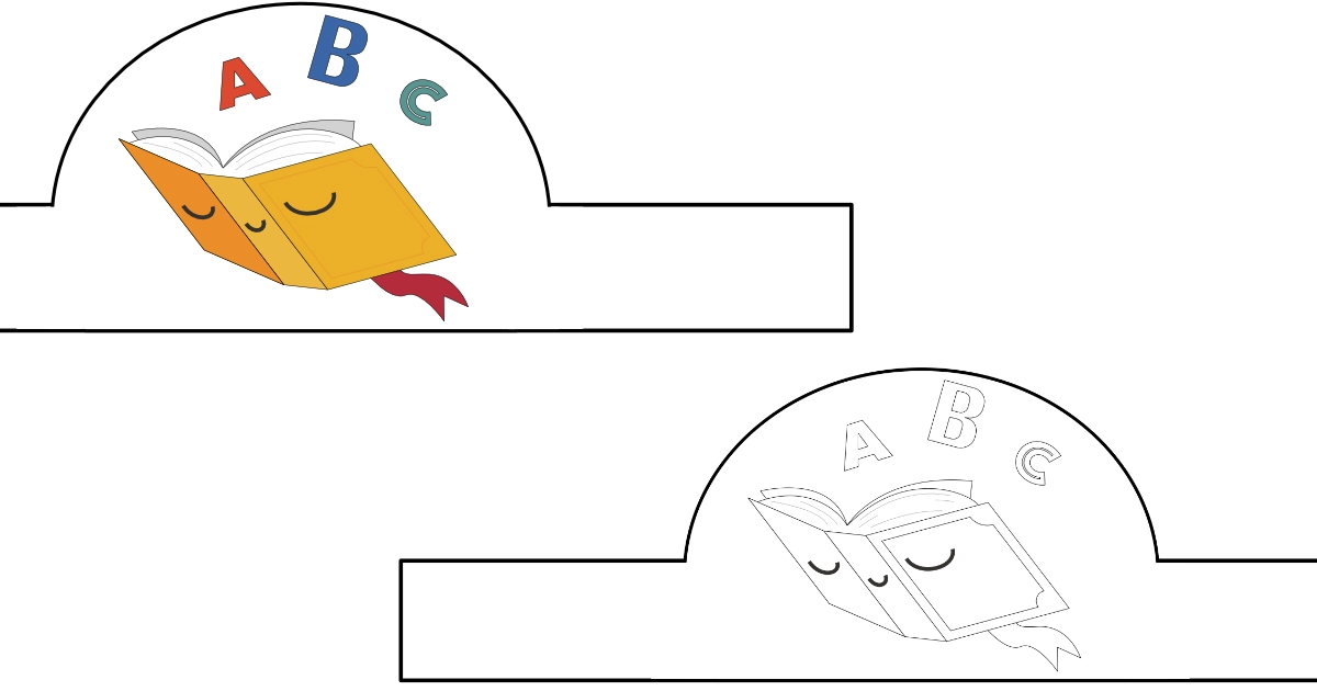 Opaski: Uśmiechnięta książka