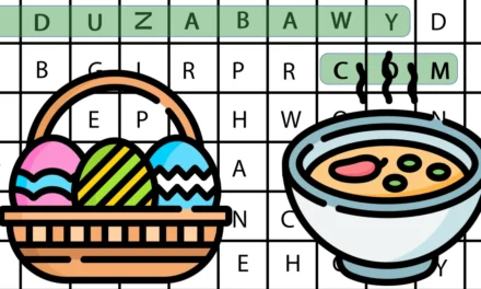 Wykreślanki online: Potrawy Wielkanocne