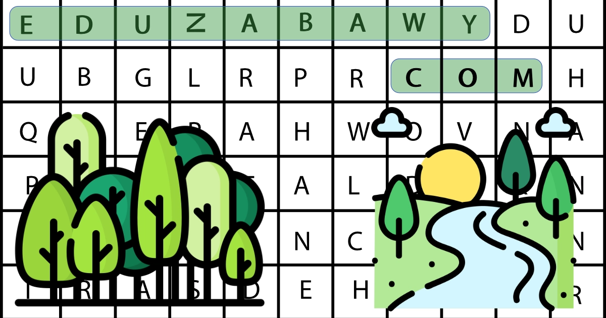 Wykreślanki online: Przyroda