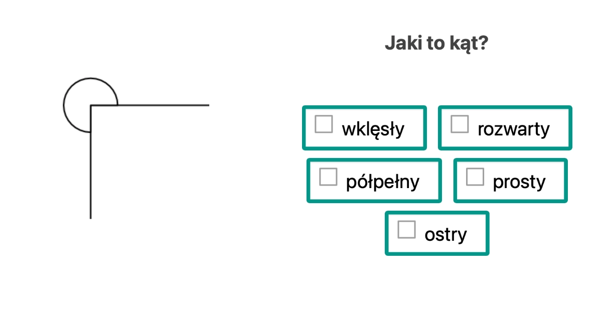 Quiz: Rozpoznawanie kątów