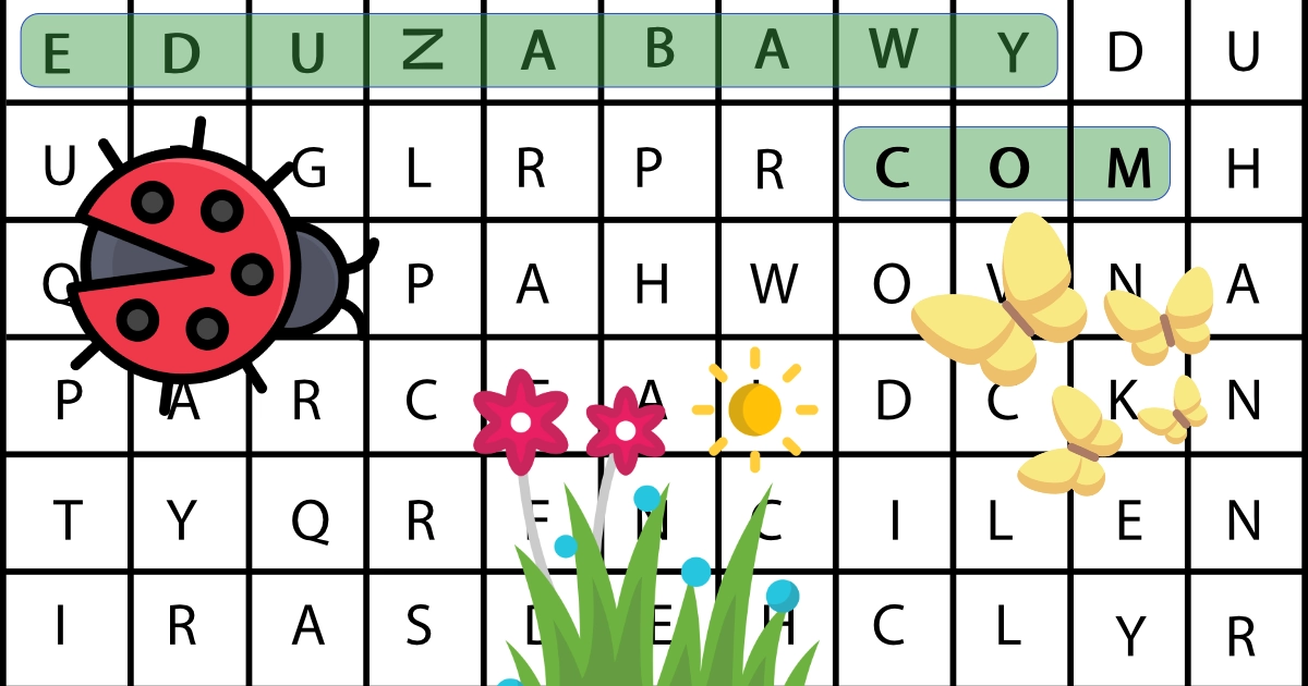 Wykreślanki online: Zwiastuny wiosny