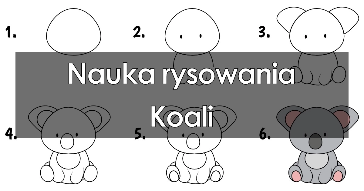 Jak narysować koalę