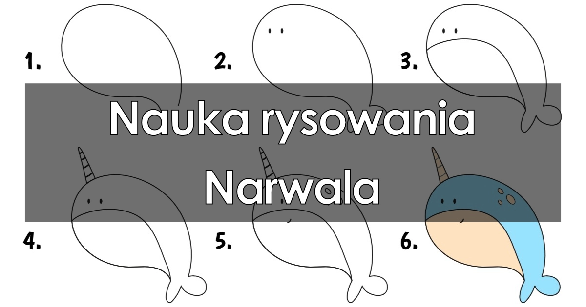 Jak narysować narwala